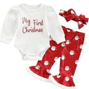 Festive Baby Christmas Outfit Set